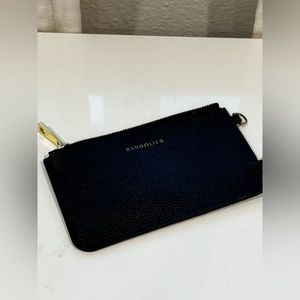 Bandolier leather crossbody bag